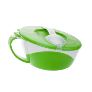 Canpol babies, Bowl with Spoon and Lid - 350ml LITTLE COW