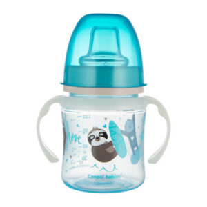 Canpol babies,  EasyStart Training Cup with Glowing Handles - 120 ml Exotic Animals