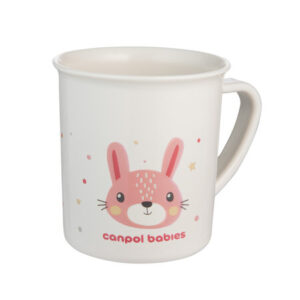 Canpol babies, Plastic Cup with Handle for Children - 170 ml CUTE ANIMALS