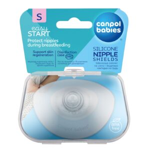 Canpol babies, EasyStart Silicone Nipple Protectors S - 2 pcs