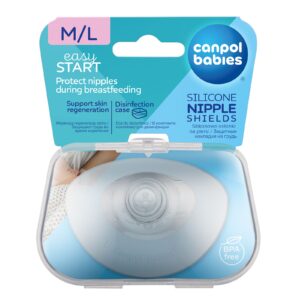 Canpol babies, EasyStart Silicone Nipple Protectors M/L - 2 pcs