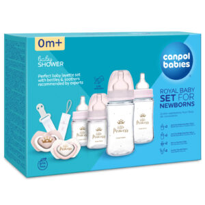 Canpol babies, Set for Newborn Babies Royal baby - PINK