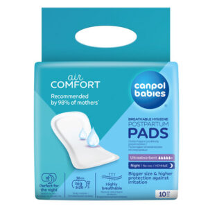 Canpol babies, Breathable Hygiene Postpartum Pads Night - 10 pcs