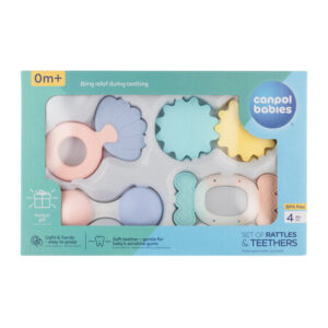 Canpol babies, First Rattles Set PASTEL