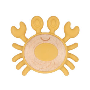 Canpol babies, Wooden-Silicone Teether for Babies - CRAB