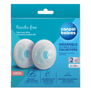 Canpol babies, Wearable In-Bra Milk Collectors, 2 pcs