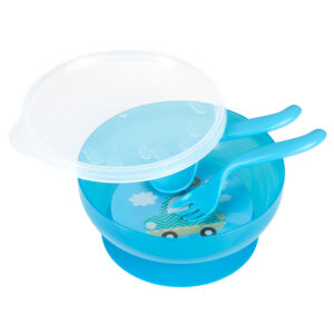 Canpol babies, Bowl with Cutlery and Lid 350ml - TOYS