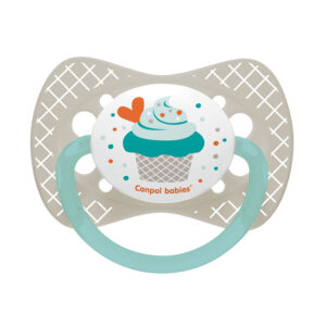 Canpol babies, Silicone Symmetrical Soother 0-6m - CUPCAKE