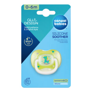 Canpol babies, Silicone Symmetrical Soother 0-6m - TOYS