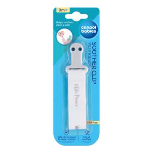 Canpol babies, Soother Clip with Ribbon - Royal Baby