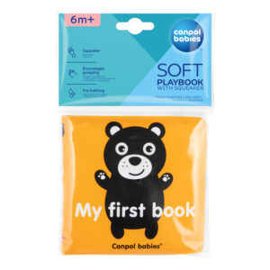Canpol babies, Soft Book with Squeaker - My First Book