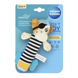 Canpol babies, Soft Toy with Squeaker 0+ PIRATES